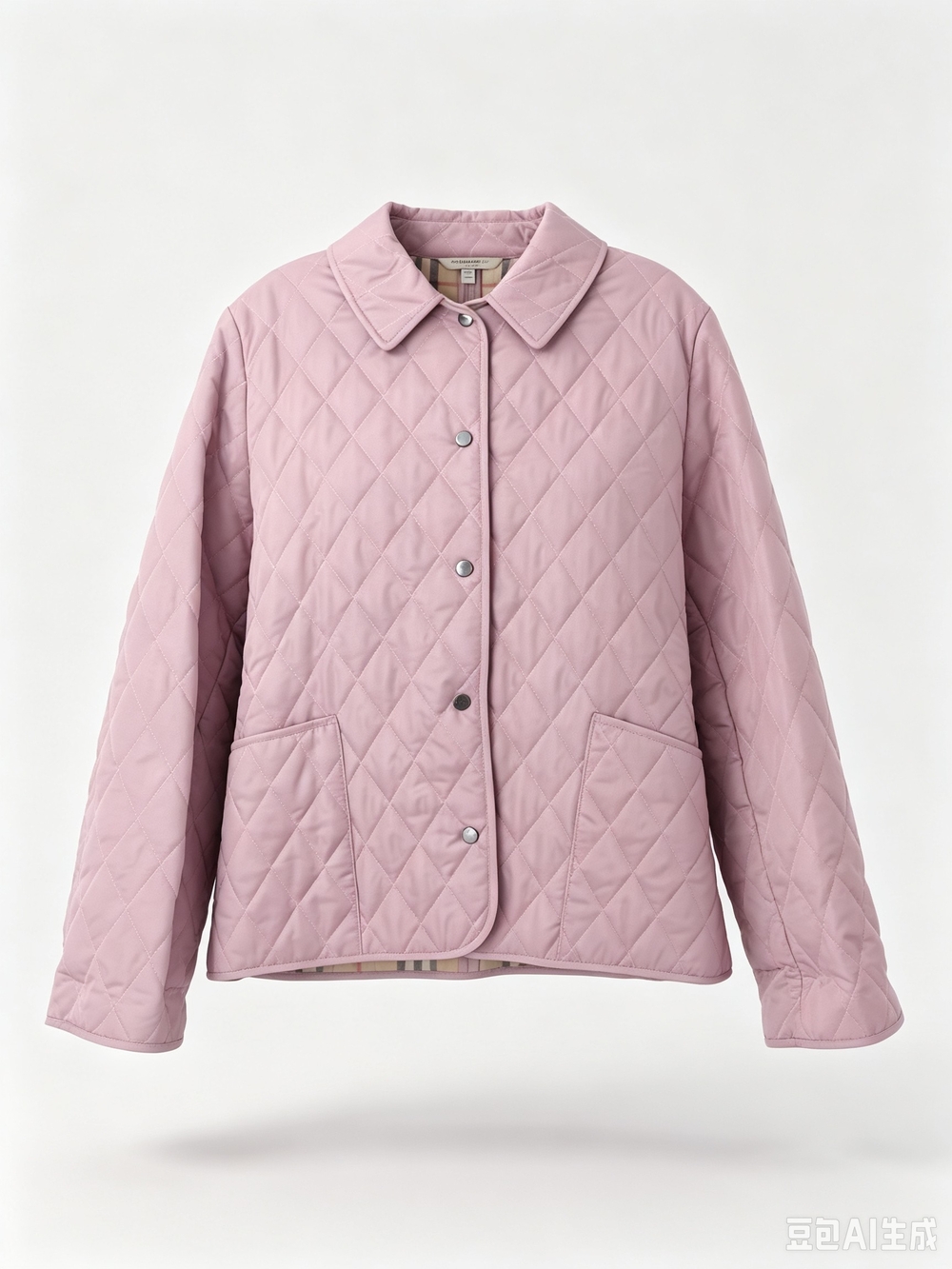 Burberry Quilted Light Pink Puffer Jacket